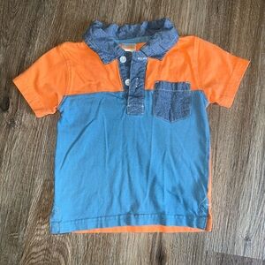 Gymboree Orange and Blue Polo Shirt for Kids